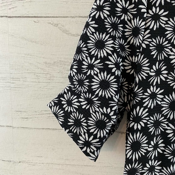 Topshop Daisy Print Short Sleeve Maxi Dress Modest | 4 - Picture 4 of 9